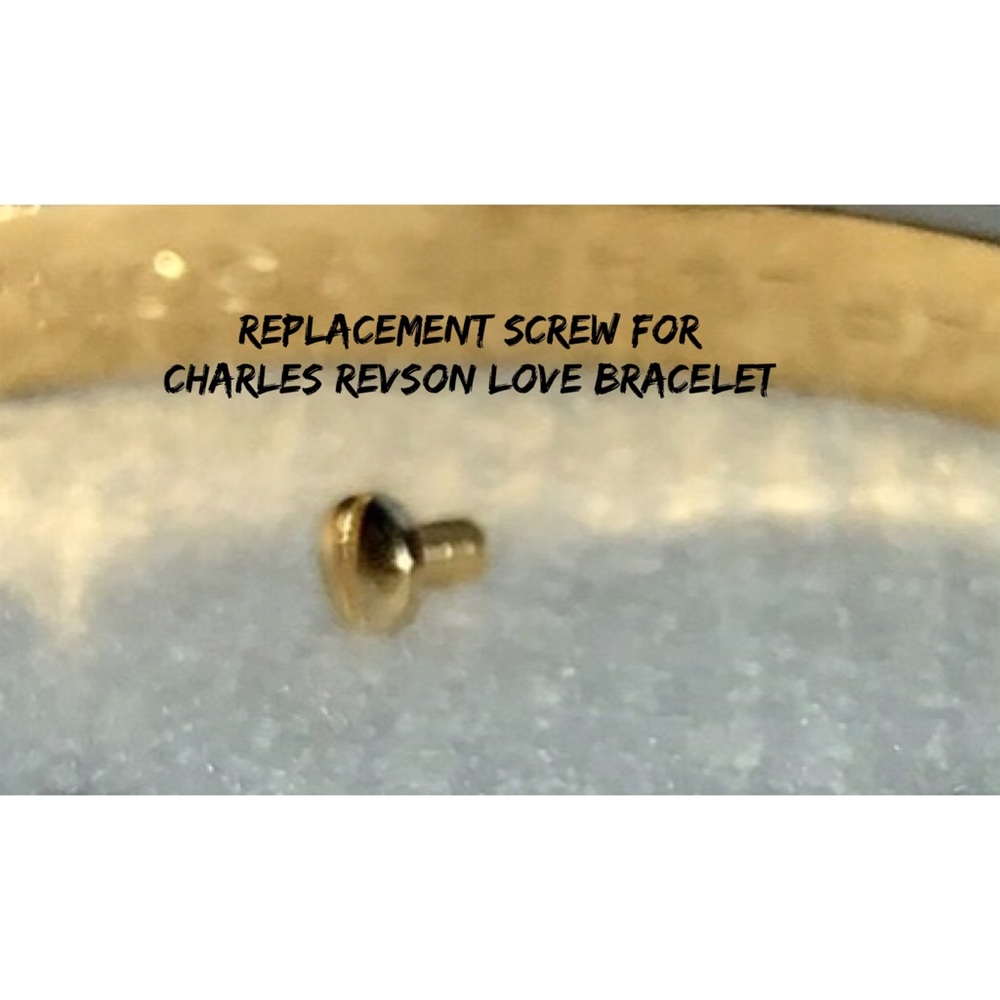 - (1)⚡️1970 CHARLES REVSON LOVE BRACELET REPLACEMENT SCREW💓